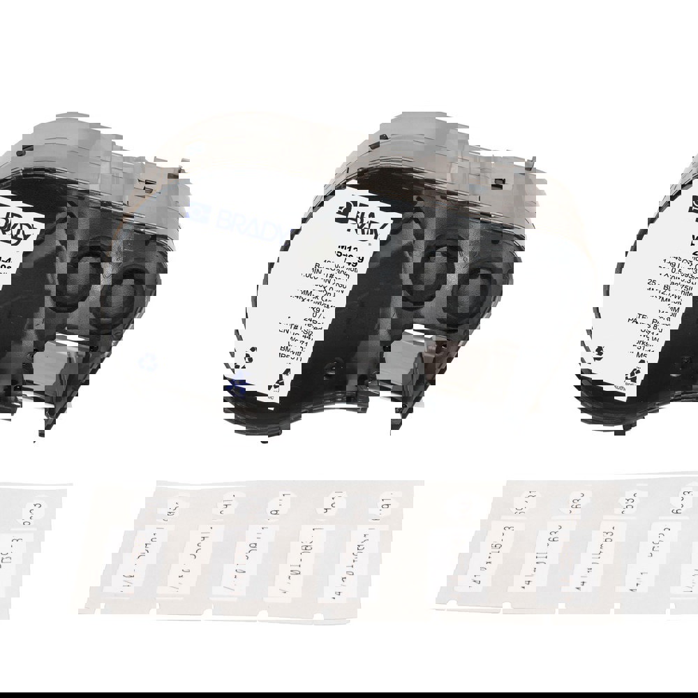 Labels, Ribbons & Tapes; Application: Label Printer Cartridge ; Type: Label Printer Cartridge ; Color Family: White ; Color: Black on White ; Number Of Labels Per Roll: 240 ; Label Diameter (Inch): 3/8